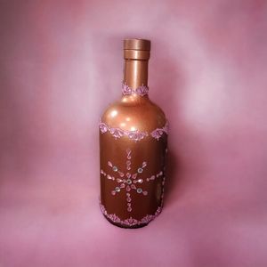 Hand crystaled bottle